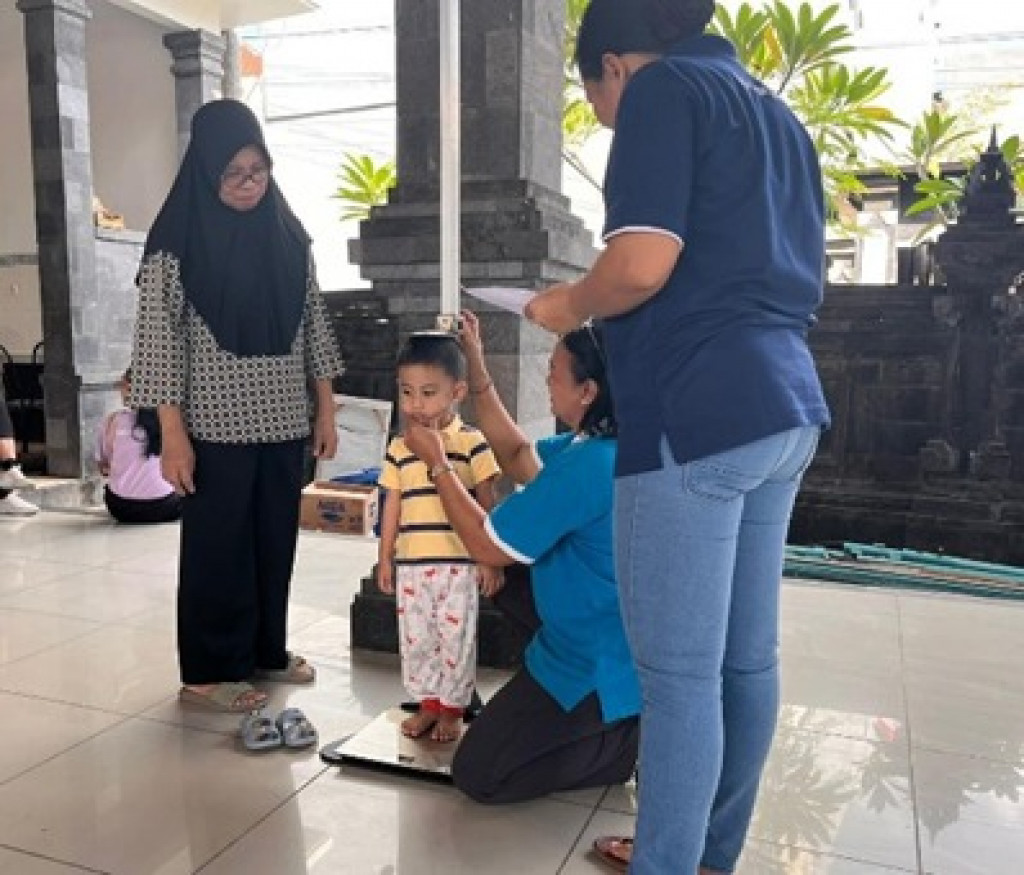 Posyandu Balita Banjar Tegal Luwih Gencarkan Upaya Pencegahan Stunting